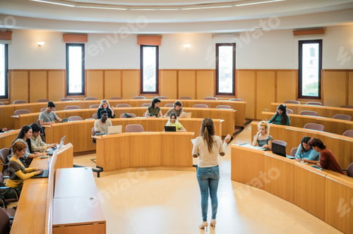 Preview: Teacher giving assignment to students