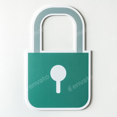 Preview: Privacy safety lock icon symbol