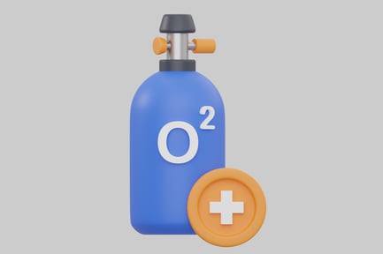 Preview: Blue Bottle with Orange Cap and White Cross