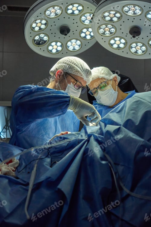 Preview: Surgeons Performing Operation in Operating Room Setting