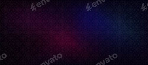 Preview: Ramadan background with islamic pattern elements on green wall,Geometric circular ornamental