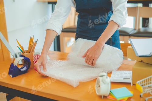 Preview: Online small business owners are packing their ordered products