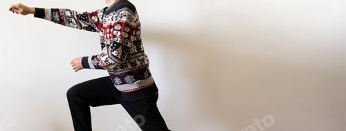 Preview: a male person doing some fitness exercise activity at home