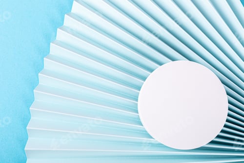 Preview: Colorful abstract background with paper fans