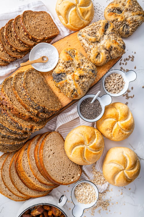 Preview: Assortment of bread, rolls and bakery products