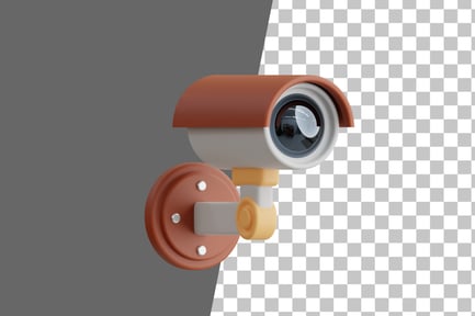 Preview: CCTV Camera 3D Icon