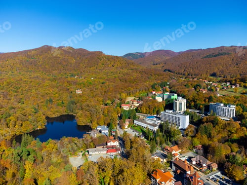 Preview: Aerial landscape of Sovata resort - Romania