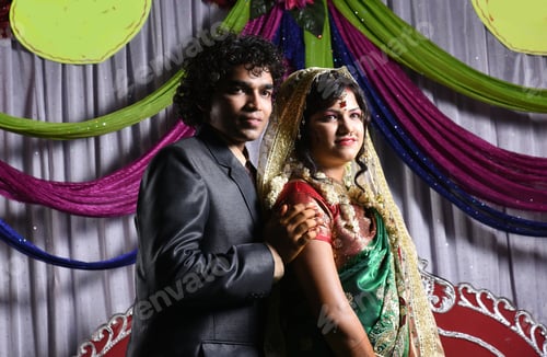 Preview: Indian Bride and Groom, Indian marriage ceremony.