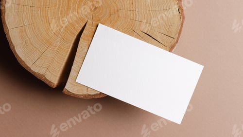 Preview: Empty Business Card Mockup, Blank Professional Luxury Card Mock-up