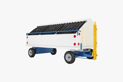 Preview: Covered Airport Luggage Cart