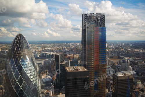 Preview: 30 St Mary Axe and Leadenhall building, London, England