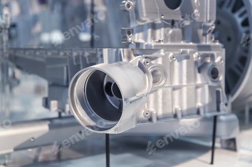 Preview: Magnesium die casting - Car Engine Block and Cartridge Oil Filter