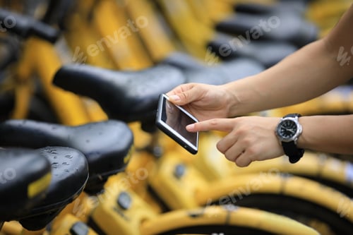 Preview: Scanning the bike sharing QR code