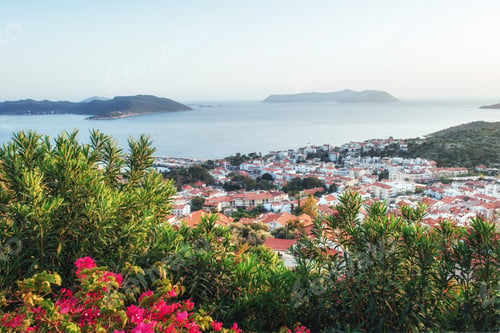 Preview: Spring panorama of sea coast city Trapany. Sicily, Italy, Europe