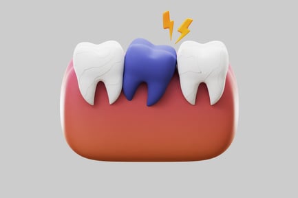 Preview: Toothache with blue tooth