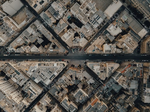 Preview: Aerial view of of Malta city