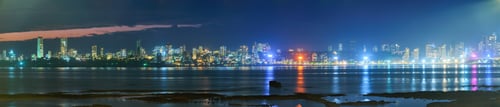 Preview: Mumbai skyline in the evening