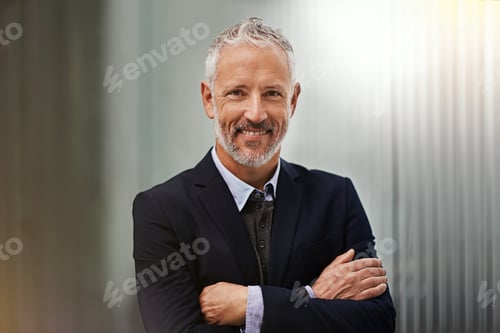 Preview: Professionalism personified. Portrait of a confident businessman in the office.
