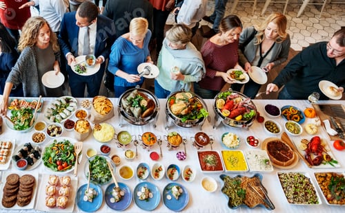 Preview: Food Festive Restaurant Party Unity Concept
