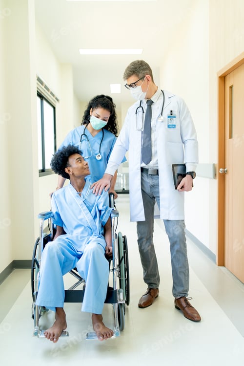 Preview: Doctor and nurse take care patient to get good treatment and better result in hospital.