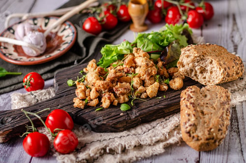 Preview: Homemade greaves pork tasty delish