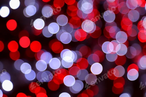 Preview: Bright unfocused holiday color lights
