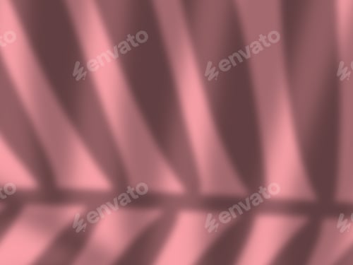 Preview: Shadow palm leaf summer background overlay pink color