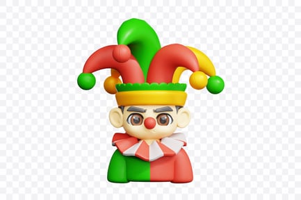 Preview: Smiling Carnival Clown