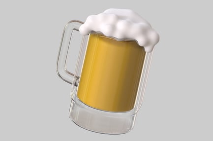Preview: Glass mug of beer