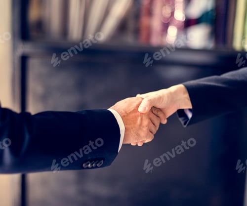 Preview: Close up of business people handshake