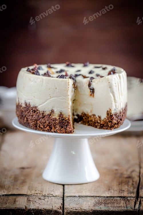 Preview: Homemade chocolate cheesecake - better than from bakery
