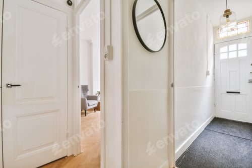 Preview: Entrance corridor leading inside a residential apartment
