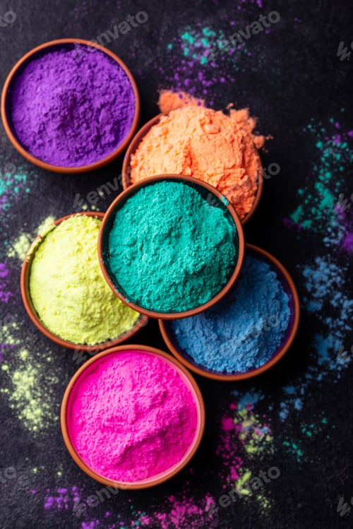 Preview: Gulal colors for Indian Holi festival