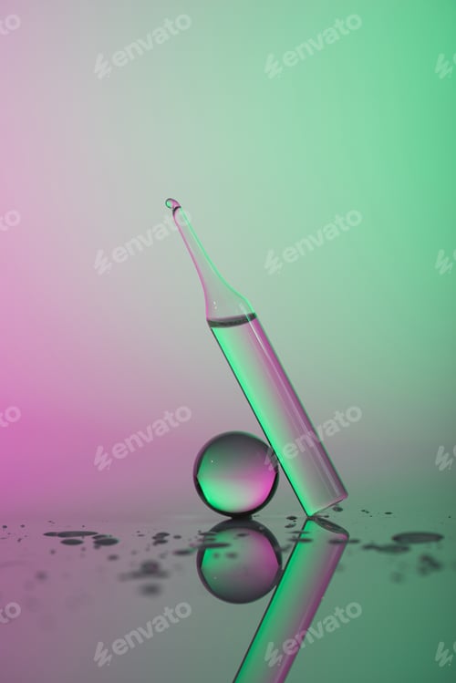 Preview: Glass ampules with serum or vitamins