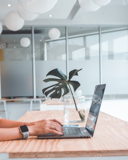Preview: Woman on laptop