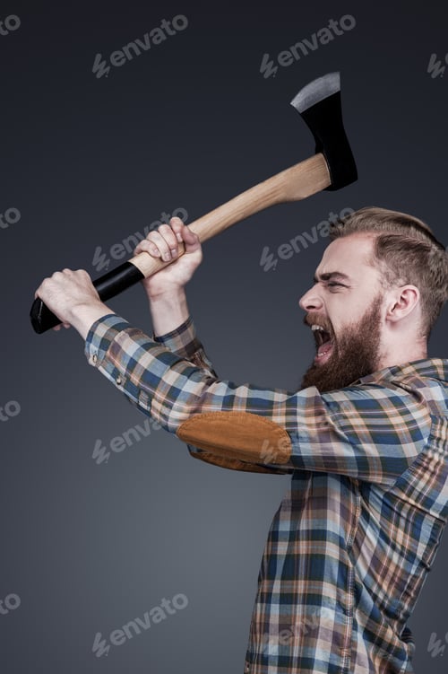 Preview: Furious lumberjack.