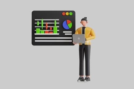 Vorschau: Geschäftsanalyst mit Dashboard