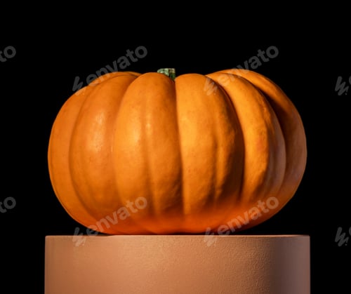 Preview: fresh orange pumpkin