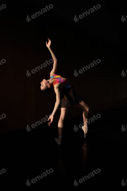Preview: Warm-up and rehearsal of a professional ballet dancer