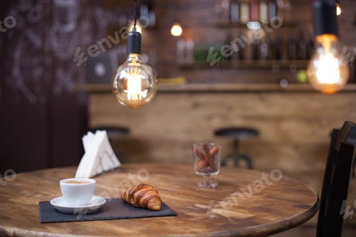 Preview: Arabic coffee served with parisian dessert in a vintage coffee shop