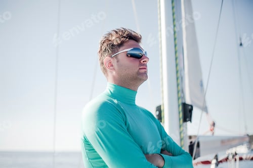 Preview: Man on sail boat