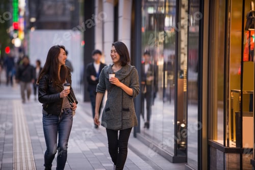 Preview: Two female friends meeting in Tokyo