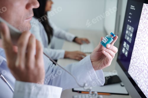 Preview: Doctor making phone call