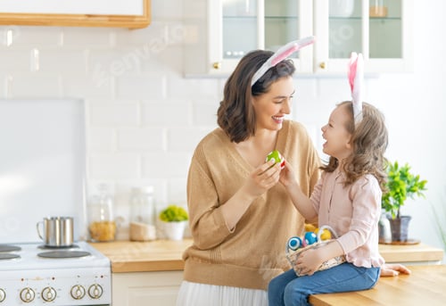 Preview: Family preparing for Easter