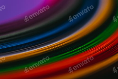 Preview: close up of colored quilling paper stripes