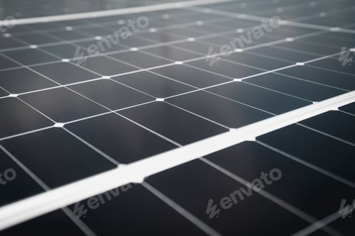 Preview: Close-up detailed of Solar cell panel. Clean energy concept.