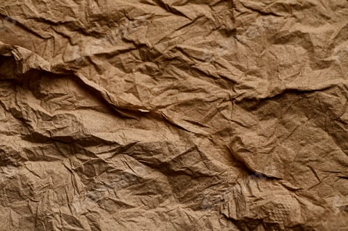 Preview: Background of the crumpled brown paper