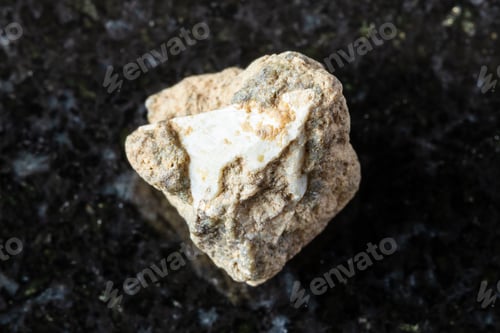 Preview: sample of rough achtarandite mineral on black