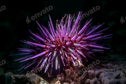 Preview: California Purple sea urchin underwater