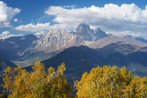 Preview: Mount Ushba Shrouded in Clouds, Svaneti, Georgia